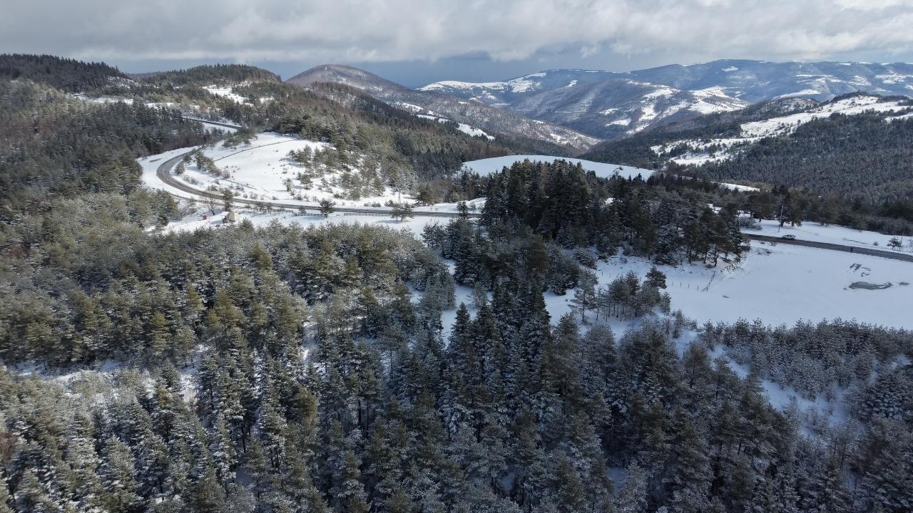 Samsun Kızlan Yaylası dronla görüntülendi
