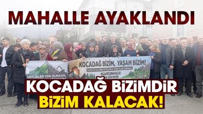 Samsun Kocadağ’da mahalleli ayaklandı: ‘Kocadağ Bizimdir Bizim Kalacak’