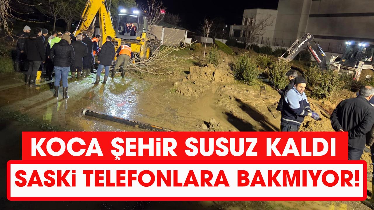 Samsun susuz kaldı! SASKİ telefonlara bakmıyor