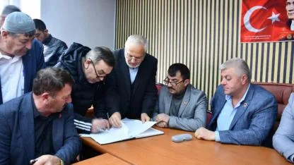 Samsun Vezirköprü Muhtarlar Derneğinde Kılıç güven tazeledi