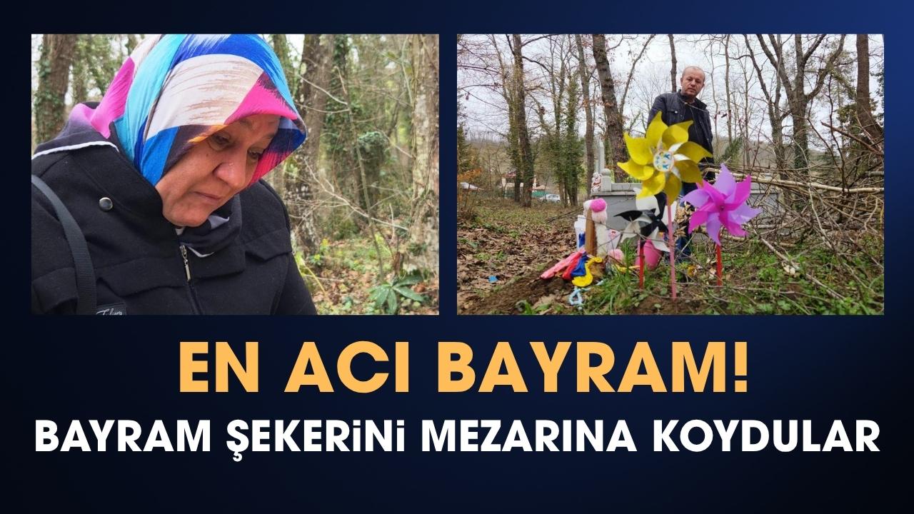 Samsun'da 13 yaşındaki kızlarını kazada kaybeden ailenin en acı bayramı