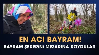 Samsun'da 13 yaşındaki kızlarını kazada kaybeden ailenin en acı bayramı