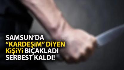 Samsun'da 3 ayda bir birini bıçaklıyor serbest kalıyor! Kardeşim dedi bıçağı sapladı