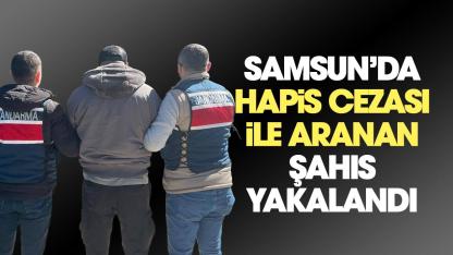 Samsun'da 8 yıl hapis cezası ile aranan şahıs yakalandı