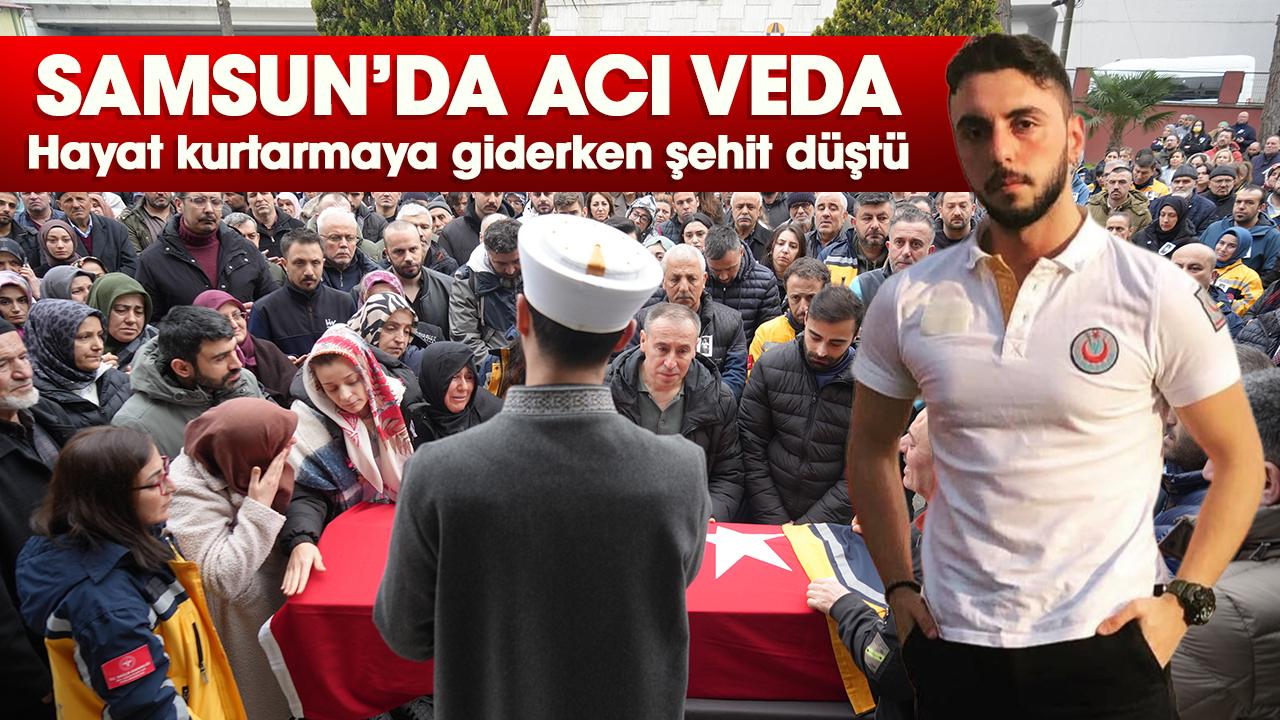 Samsun’da acı veda: Hayat kurtarmaya giderken şehit düştü