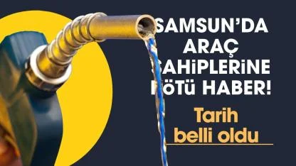 Samsun'da araç sahiplerine kötü haber! Tarih belli oldu