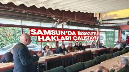Samsun’da bisikletli hakları çalıştayı düzenlendi