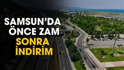 Samsun'da bugün 79,37 TL ertesi gün 78,22 TL'den satılacak