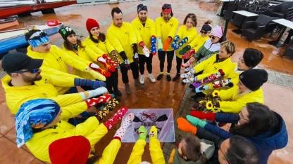 Samsun'da Down Sendromu Haftası'nda renkli çoraplı farkındalık etkinliği