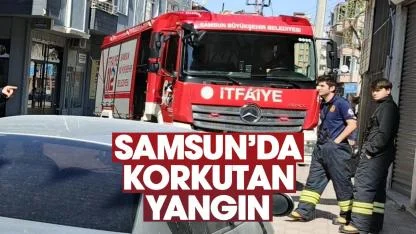Samsun'da elektrik panosunda çıkan yangın korkuttu