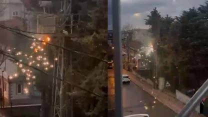 Samsun’da elektrik trafosundan saçılan kıvılcımlar panik yarattı