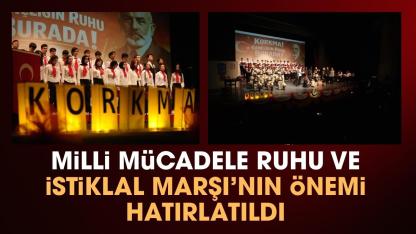 Samsun'da İstiklal Marşı'nın kabulünün 105. yılı programı düzenlendi