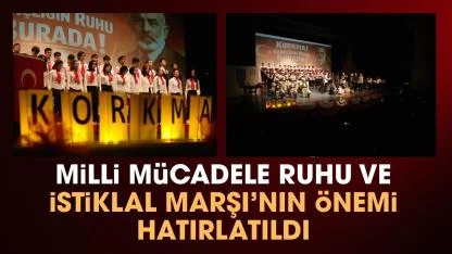 Samsun'da İstiklal Marşı'nın kabulünün 105. yılı programı düzenlendi