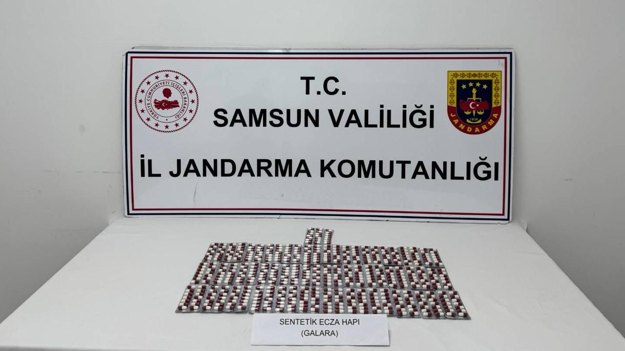Samsun'da jandarmadan uyuşturucu operasyonu