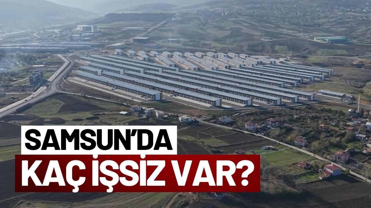 Samsun’da kaç işsiz var?