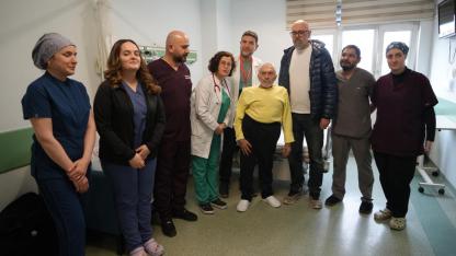 Samsun'da kalbi saatlerce durdurularak hayata döndürüldü