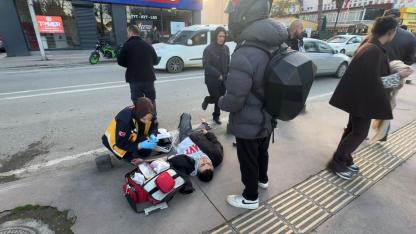 Samsun’da kaza! Yola savruldular