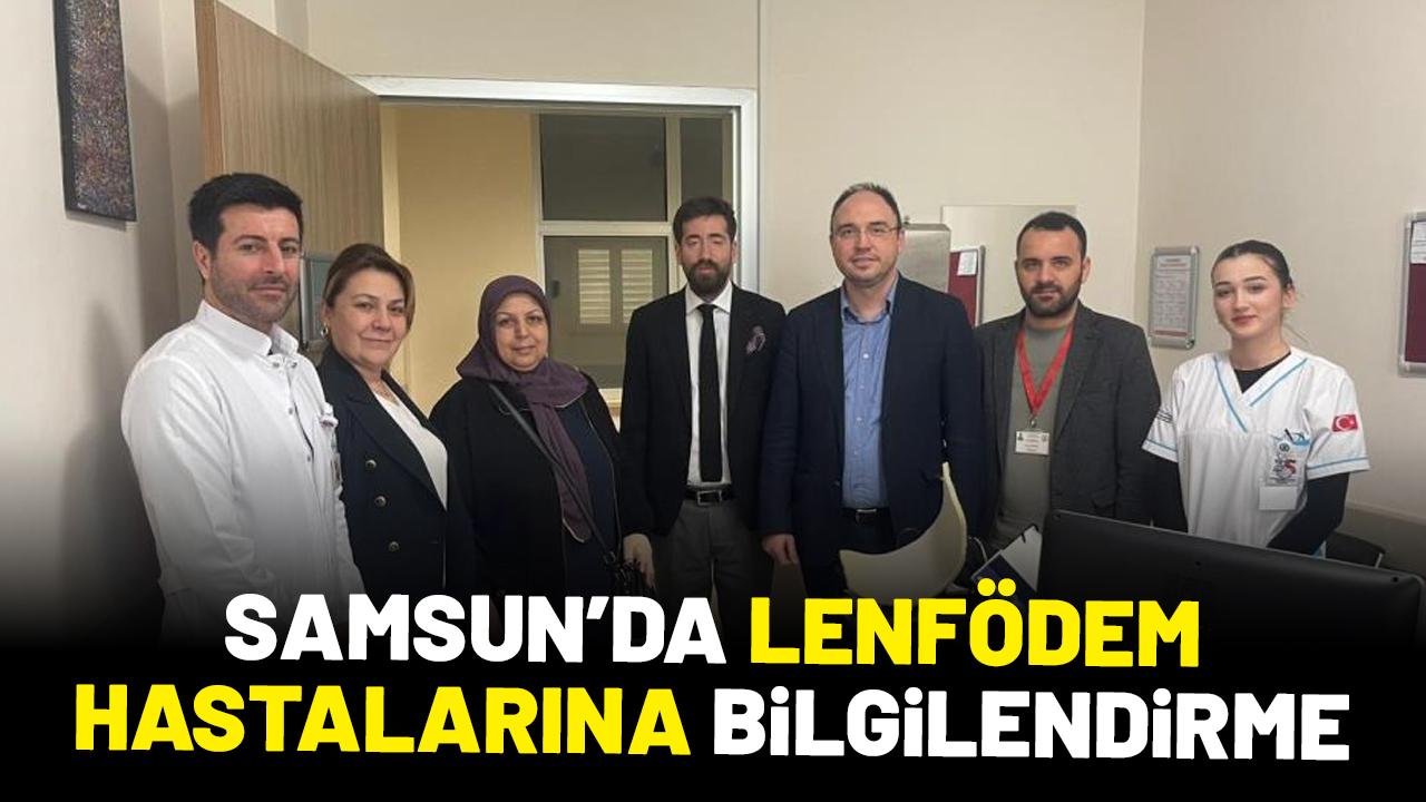 Samsun'da lenfödem hastalarına yönelik bilgilendirme eğitimi düzenlendi