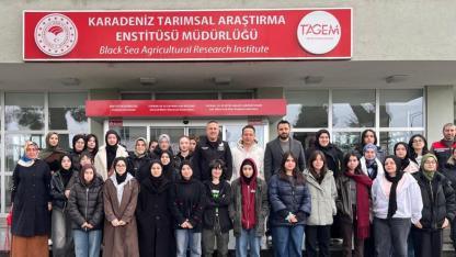 Samsun'da liseliler tarım ve bilimle buluşuyor