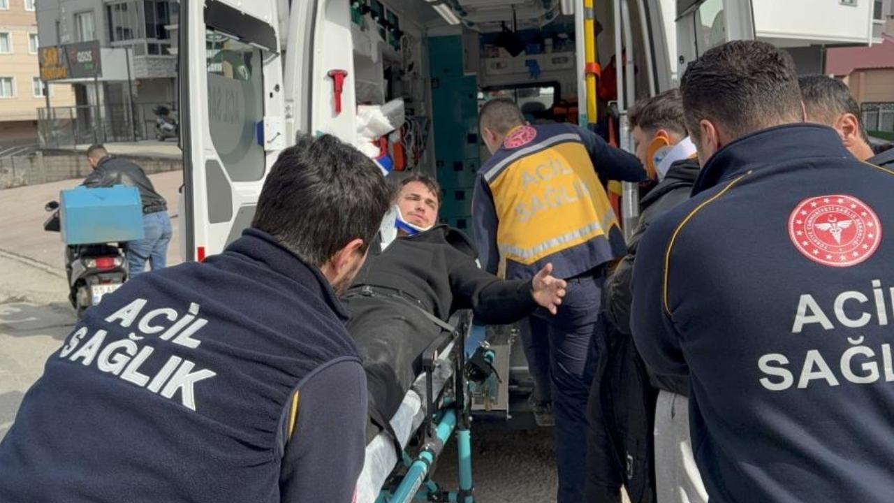 Samsun'da motosiklet kazasında 2 kardeş yaralandı
