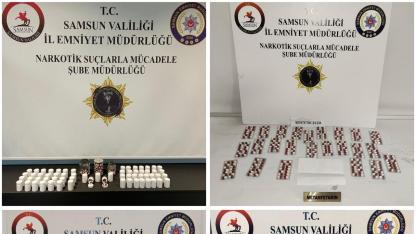 Samsun’da narkotik operasyonu: Binlerce uyuşturucu hap ele geçirildi