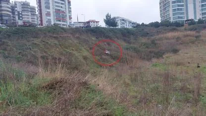 Samsun'da otomobil 10 metre uçtu