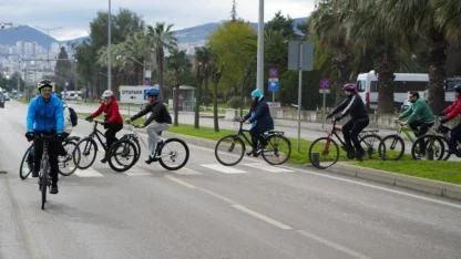Samsun’da pedallar sağlıklı yaşam için döndü