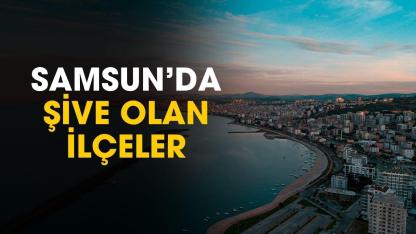 Samsun'da şive olan ilçeler belli oldu
