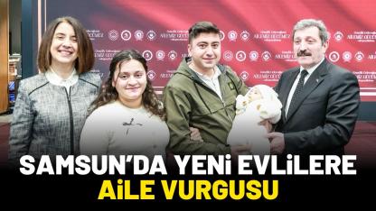 Samsun’da yeni evlilere aile vurgusu