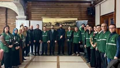 Samsun'da Yeşilay gönüllüleri iftarda bir araya geldi