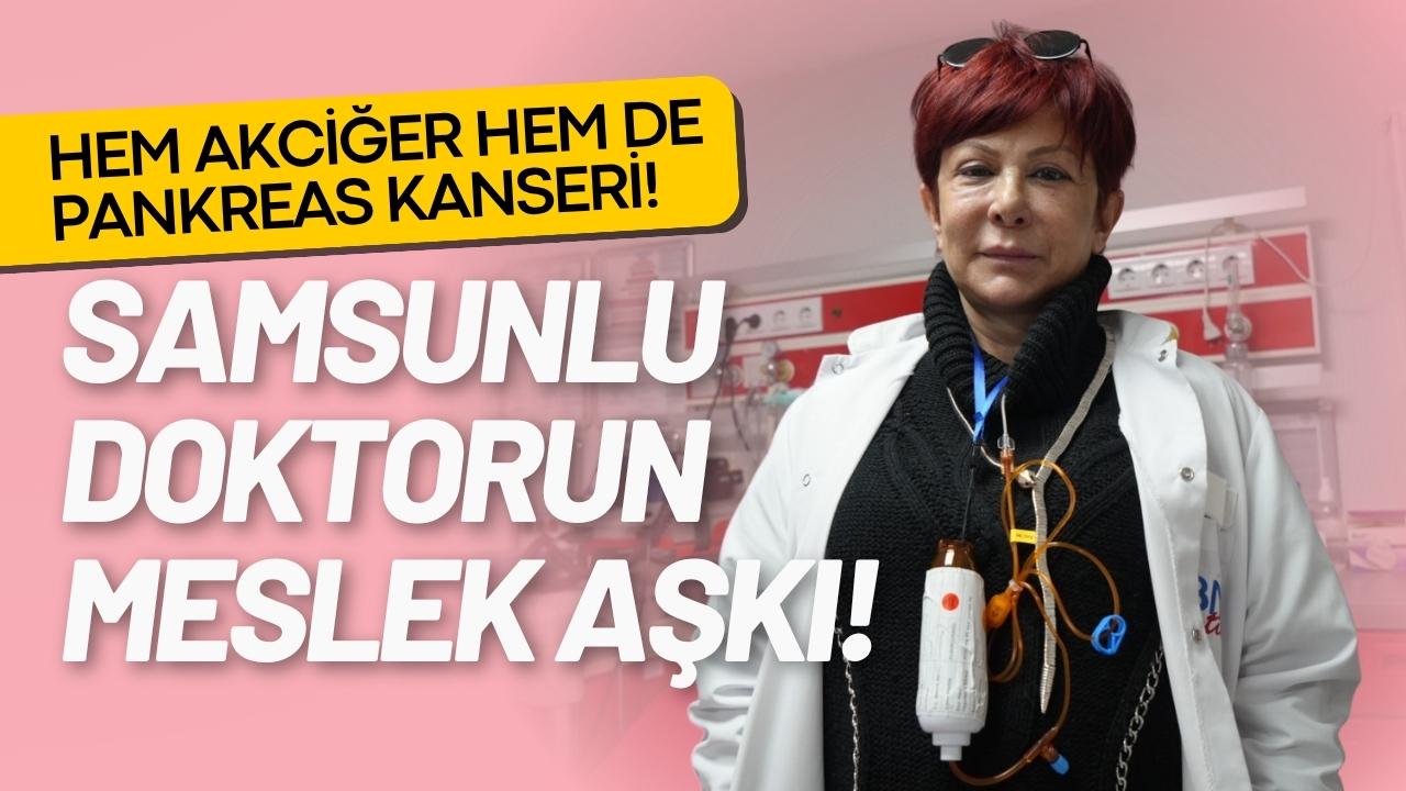 Samsunlu doktorun meslek aşkı!
