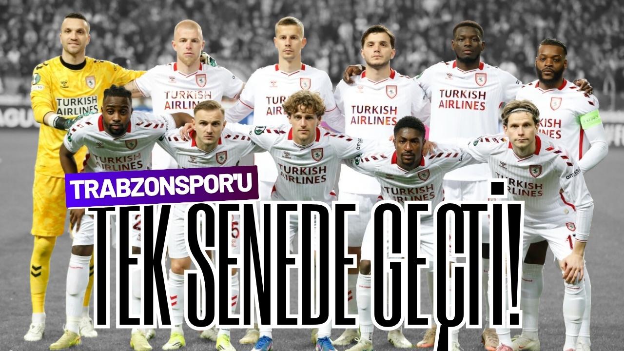 Samsunspor, Avrupa'da Trabzonspor'un 3 senede topladığı puanı geçti