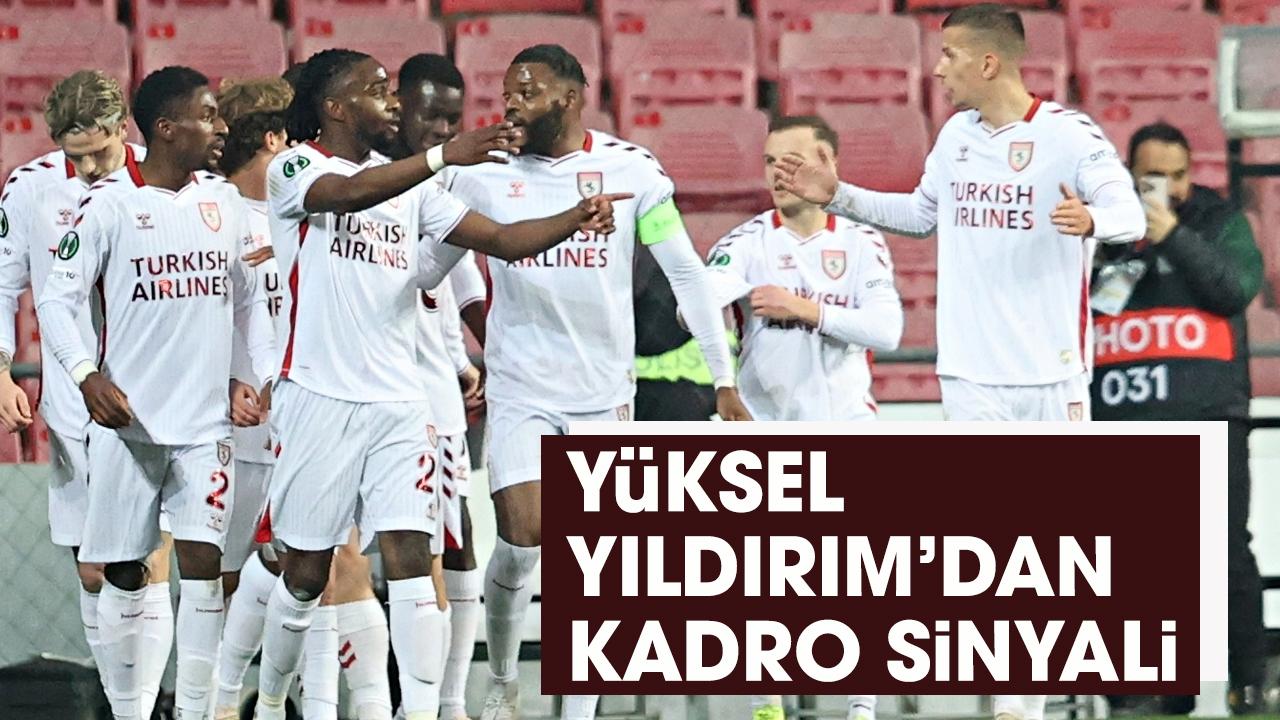 Samsunspor Başkanı Yüksel Yıldırım: Kadroda yenilenmeler olacak