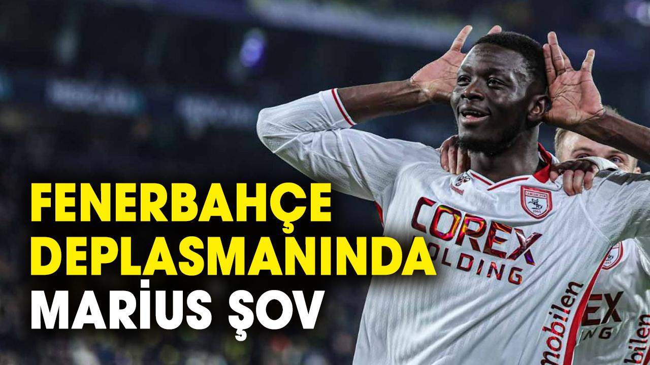 Samsunspor, Fenerbahçe karşısında ilk devre önde kapattı