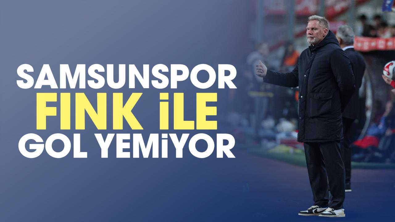 Samsunspor Fink yönetiminde gol yemiyor