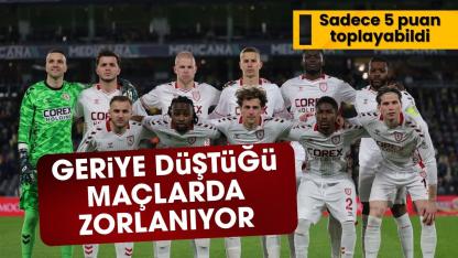 Samsunspor geriye düştüğü maçlarda zorlanıyor