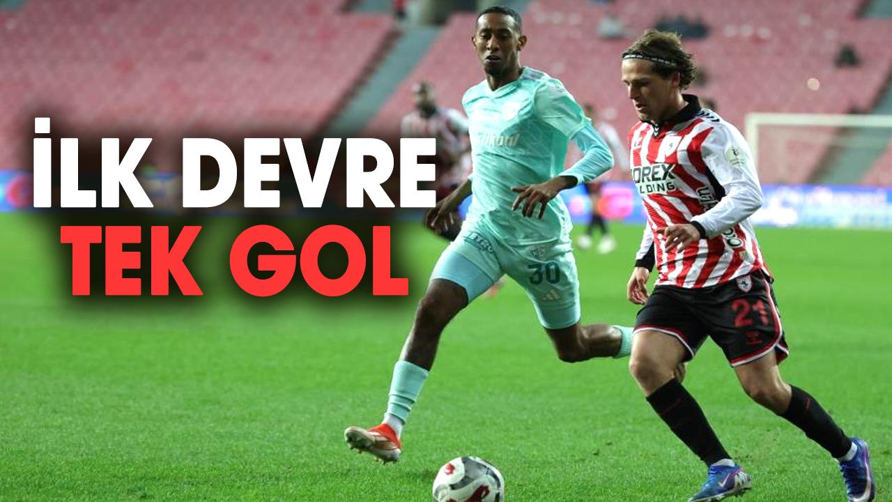 Samsunspor, Kayserispor karşısında ilk devreyi önde tamamladı