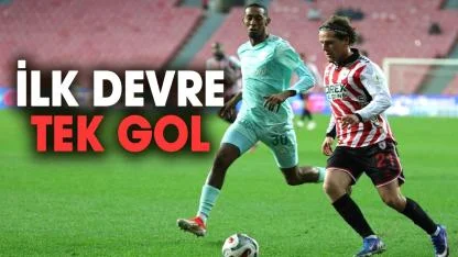 Samsunspor, Kayserispor karşısında ilk devreyi önde tamamladı