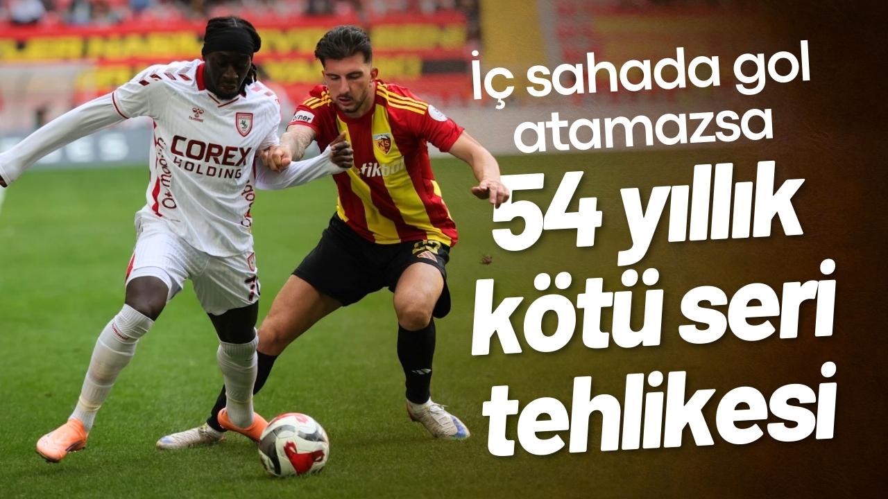 Samsunspor Kayserispor'a gol atamazsa 54 yıllık kötü seriye yaklaşacak