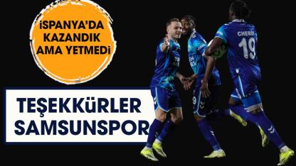 Samsunspor Rayo Vallecano'yu yenmesine rağmen Konferans Ligi'nden elendi