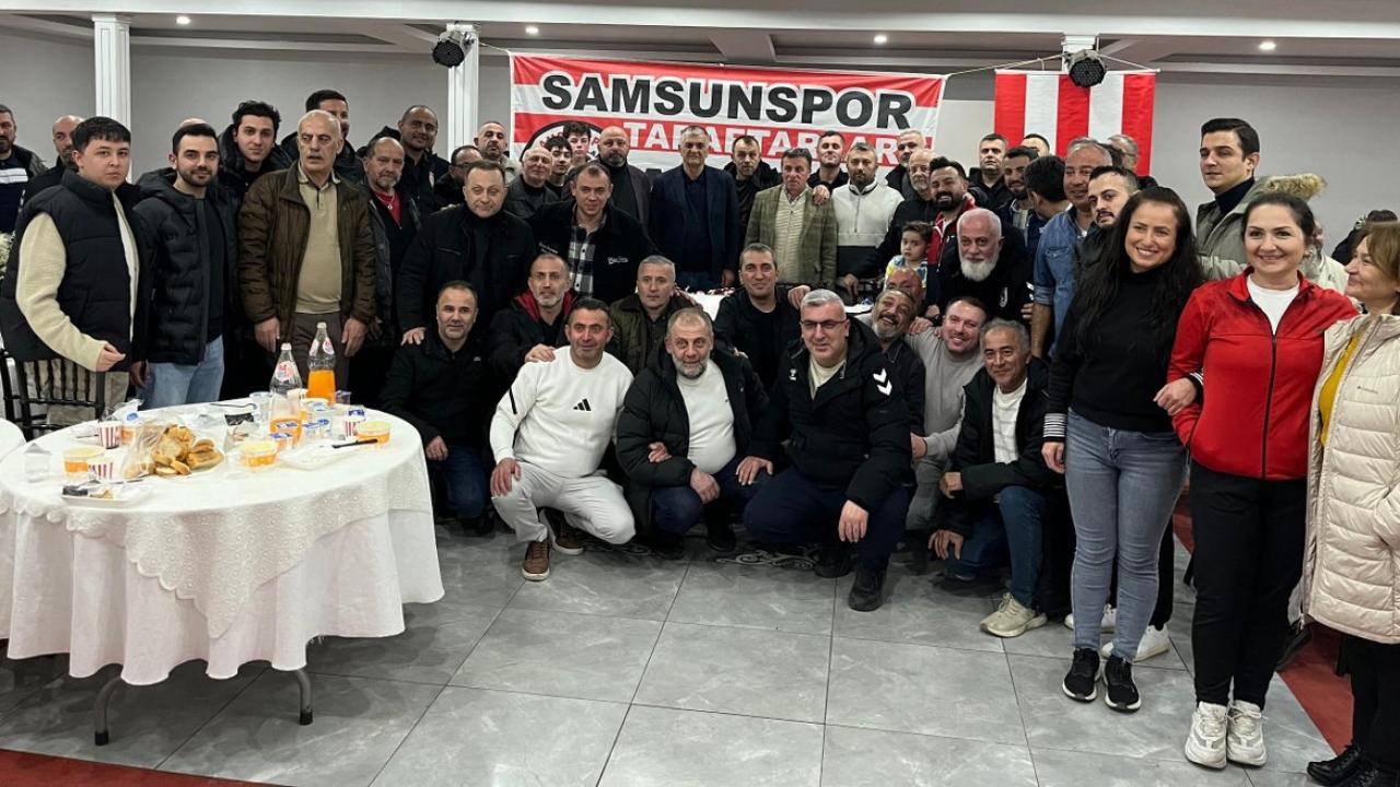 Samsunspor taraftarı aileler iftarda buluştu