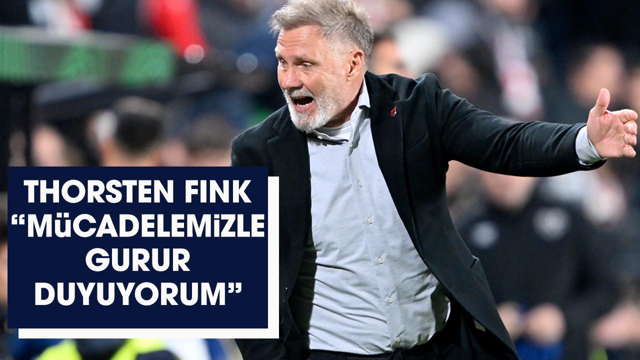 Samsunspor Teknik Direktörü Thorsten Fink: Mücadelemizle gurur duyuyorum
