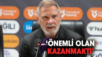 Samsunspor Teknik Direktörü Thorsten Fink: Önemli olan kazanmaktı