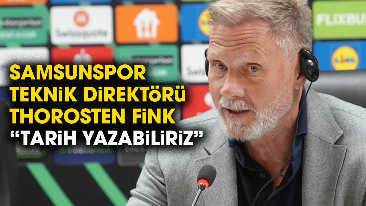 Samsunspor Teknik Direktörü Thorsten Fink'ten sakatlık açıklaması!