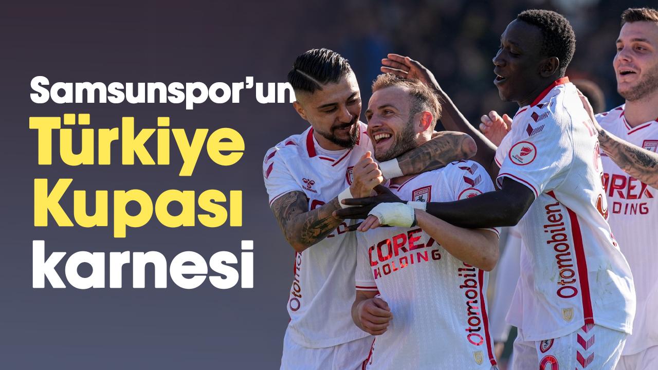 Samsunspor, Türkiye Kupası’nda kaç kez çeyrek finale, yarı finale ve finale yükseldi?