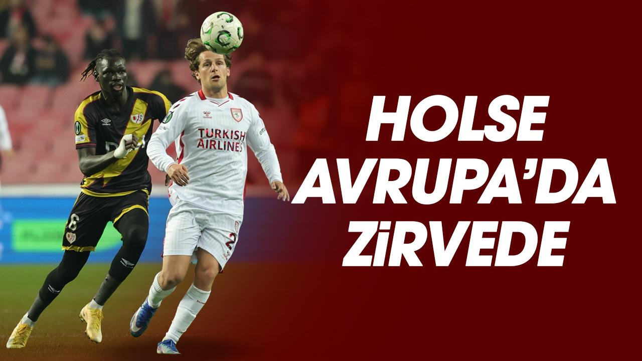 Samsunspor'da Carlo Holse Avrupa'da asist lideri