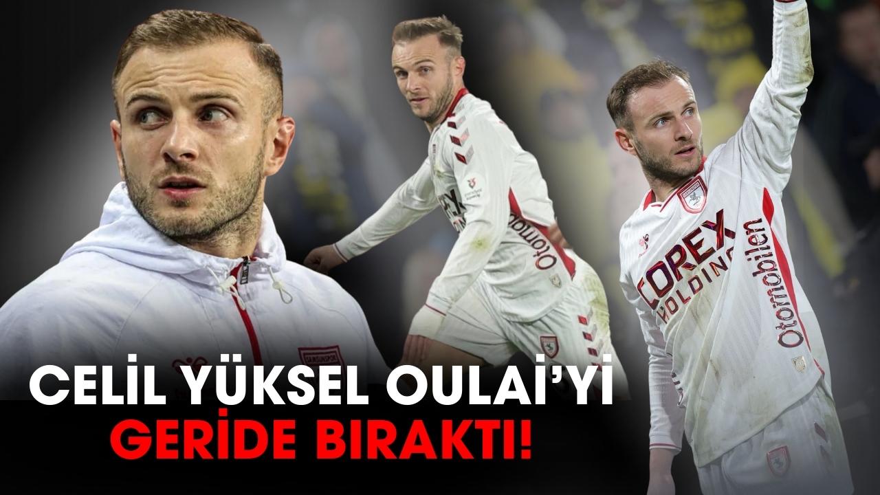 Samsunspor'da Celil Yüksel Oulai'yi geride bıraktı
