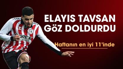 Samsunspor'da Elayis Tavsan haftanın 11'inde