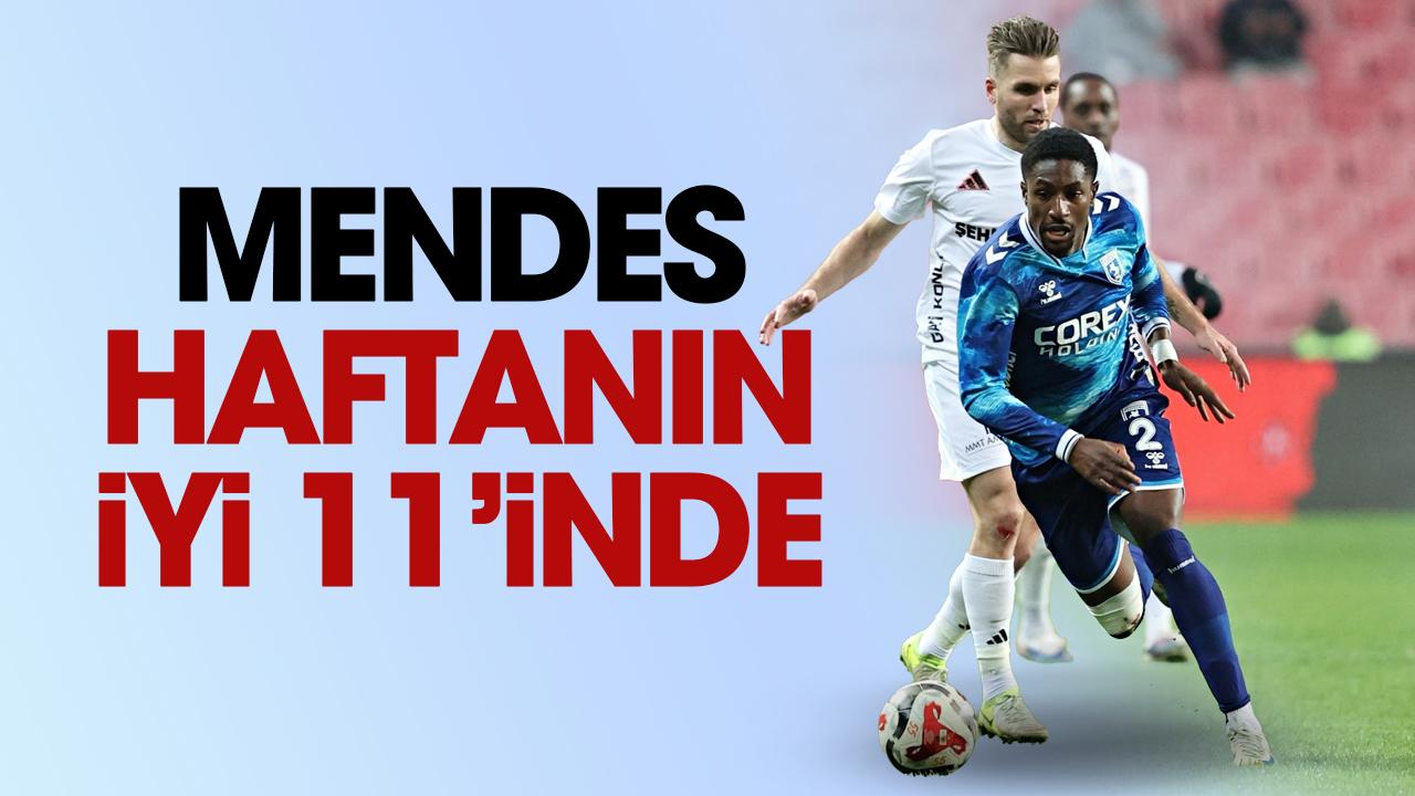 Samsunspor'da Joe Mendes Haftanın En İyi Fit 11'inde yer aldı