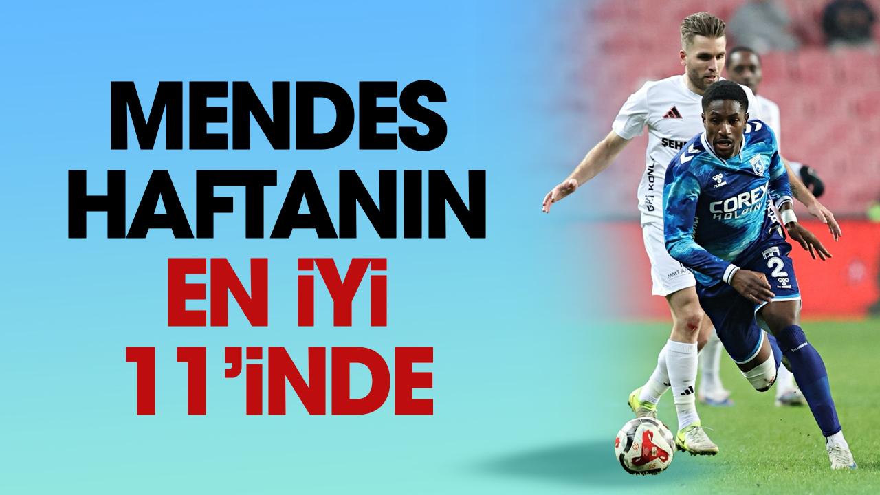 Samsunspor'da Joe Mendes Haftanın En İyi Fit 11'inde yer aldı